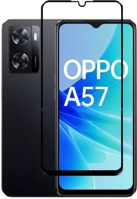 ROYALBASE Edge To Edge Tempered Glass for OPPO A57 4G, OPPO A57 2022, Oppo A57(Pack of 1)