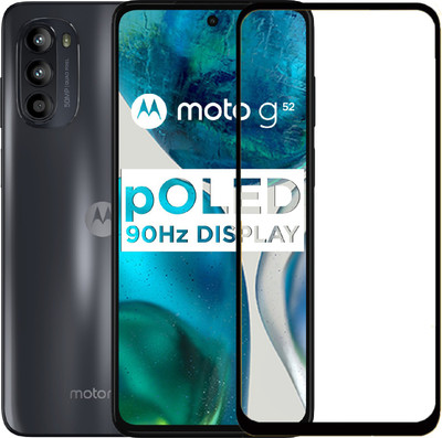 Gorilla Glass Edge To Edge Tempered Glass for MOTOROLA g52, Moto G52(Pack of 1)