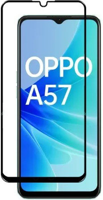 ROYALBASE Edge To Edge Tempered Glass for OPPO A57 4G, OPPO A57 2022, Oppo A57(Pack of 1)