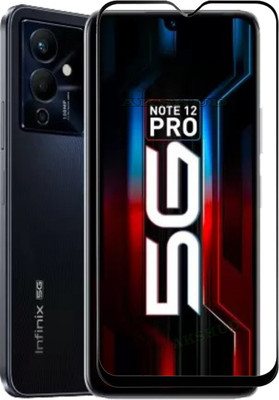 DSCASE Edge To Edge Tempered Glass for infinix note 12 Pro 5G, Infinix Note 12i(Pack of 1)