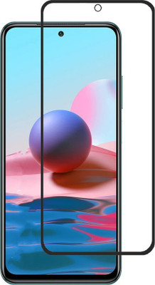 NIMMIKA ENTERPRISES Edge To Edge Tempered Glass for Mi Redmi Note 10, Mi Redmi Note 10s(Pack of 1)