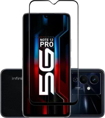 DSCASE Edge To Edge Tempered Glass for Infinix Note 12i, infinix note 12 Pro 5G(Pack of 1)
