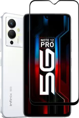 DSCASE Edge To Edge Tempered Glass for infinix note 12 Pro 5G(Pack of 1)