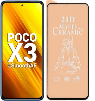 NIMMIKA ENTERPRISES Edge To Edge Tempered Glass for POCO X3(Pack of 1)