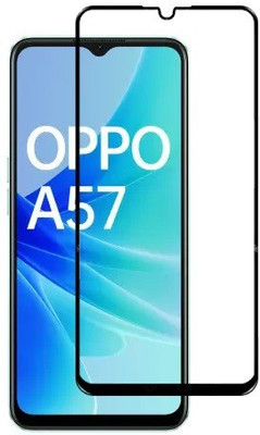 TESPARK Edge To Edge Tempered Glass for OPPO A57 4G, OPPO A57 2022, Oppo A57(Pack of 1)
