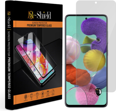 MS-Shield Tempered Glass Guard for Samsung Galaxy A51(Pack of 1)