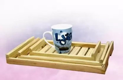 Noshy Enterprises wooden Tray Set Tray Serving Set(Pack of 3)