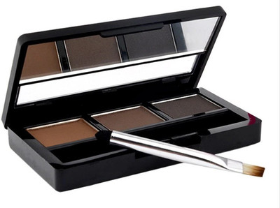 KAIASHA BEST EYEBROW SET 3 IN 1 AND LONG LASTING FOR 24H WATERPROOF EYEBROW 10 g(MULTICOLOR)