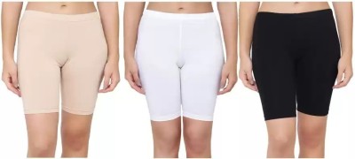 Qtsy Solid Women Multicolor Cycling Shorts