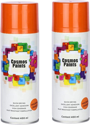 Cosmos Orange Spray Paint 400 ml(Pack of 2)