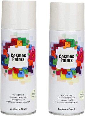 Cosmos White Spray Paint 400 ml(Pack of 2)