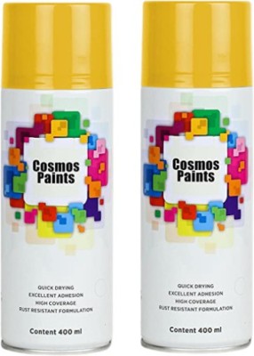 Cosmos Art Yellow Spray Paint 400 ml(Pack of 2)