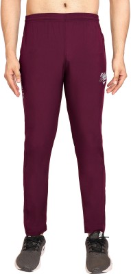 ANS SPORTS Solid Men Maroon Track Pants