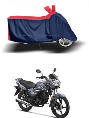 DSAMI Two Wheeler Cover for Honda(CB Shine SP, Blue, Red)