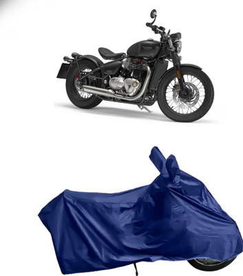 APNEK Waterproof Two Wheeler Cover for Triumph(Bonneville Bobber, Blue)