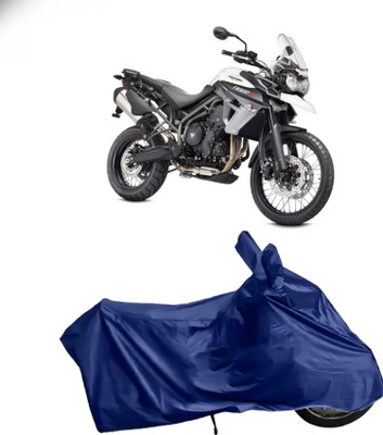 APNEK Waterproof Two Wheeler Cover for Triumph(Tiger 800 XCA, Blue)