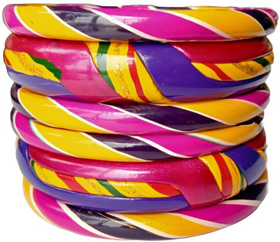 RADHIKAA FASHIONS Lac Bangle Set(Pack of 6)