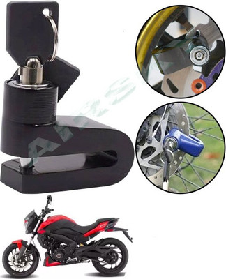 AIRSKY Motorcycle Disc Brake Lock Security Anti Theft For Bajaj Dominar 400 Disc Lock(Black)