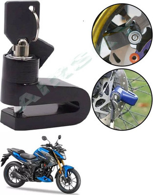 AIRSKY Motorcycle Disc Brake Lock Security Anti Theft Motorbike For Honda Hornet 2.0 Disc Lock(Black)