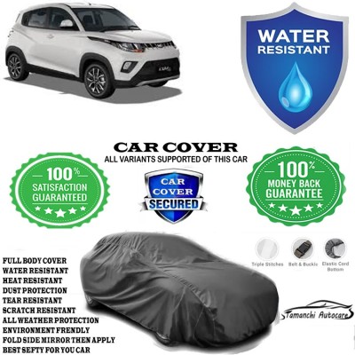 Tamanchi Autocare Car Cover For Mahindra KUV100 NXT G80 K4 Plus Petrol(Grey)