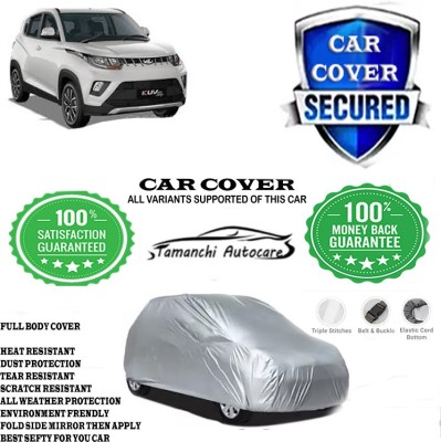 Tamanchi Autocare Car Cover For Mahindra KUV100 NXT G80 K8 5Str Petrol(Silver)
