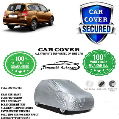 Tamanchi Autocare Car Cover For Datsun Go Plus T VDC Petrol(Silver)