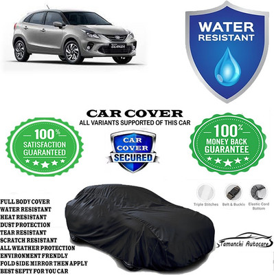 Tamanchi Autocare Car Cover For Toyota Glanza G(Black)