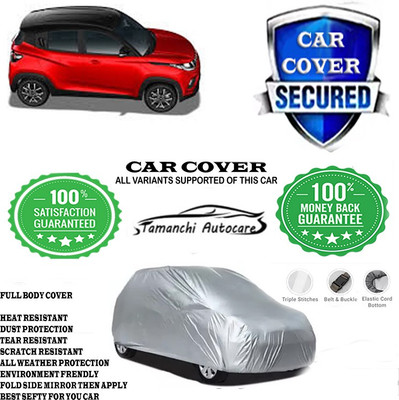 Tamanchi Autocare Car Cover For Mahindra KUV100 NXT D75 K6 Plus 5Str(Silver)
