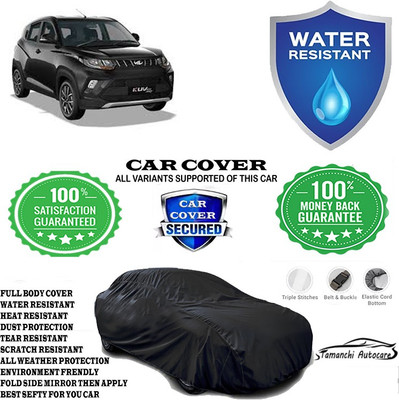 Tamanchi Autocare Car Cover For Mahindra KUV100 NXT D75 K4 Plus Diesel(Black)