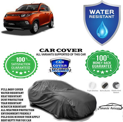 Tamanchi Autocare Car Cover For Mahindra KUV100 mFALCON G80 K4(Grey)