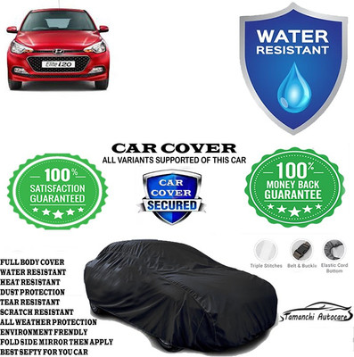 Tamanchi Autocare Car Cover For Hyundai Elite i20 Magna 1.2(Black)
