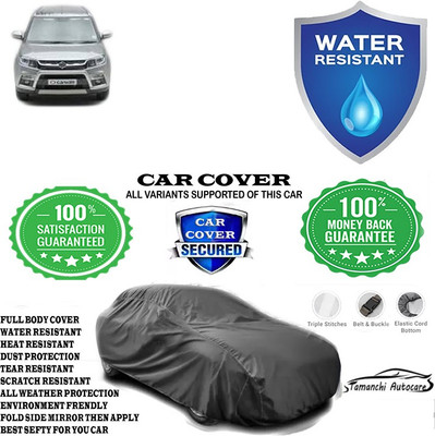 Tamanchi Autocare Car Cover For Maruti Suzuki Vitara Brezza ZDi Plus Diesel(Grey)