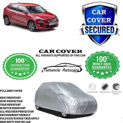 Tamanchi Autocare Car Cover For Toyota Glanza G Hybrid(Silver)