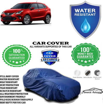 Tamanchi Autocare Car Cover For Toyota Glanza V CVT Petrol(Blue)
