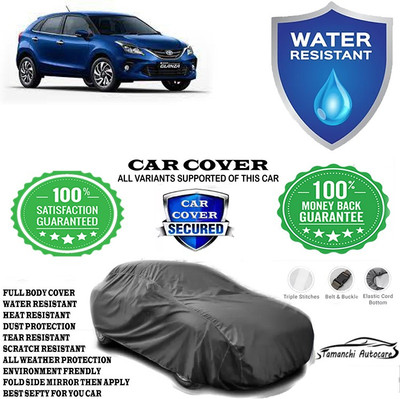 Tamanchi Autocare Car Cover For Toyota Glanza G Petrol(Grey)