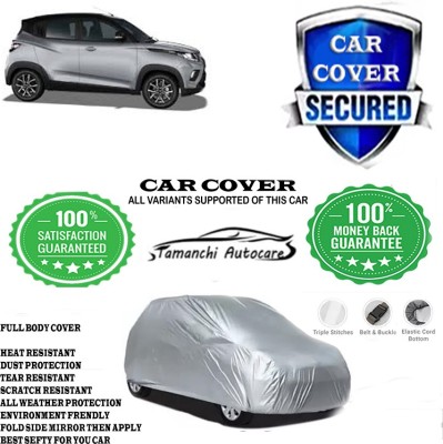 Tamanchi Autocare Car Cover For Mahindra KUV100 NXT G80 K2 Plus Petrol(Silver)