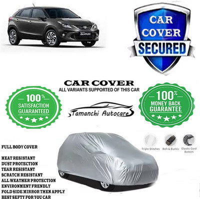 Tamanchi Autocare Car Cover For Toyota Glanza G CVT(Silver)