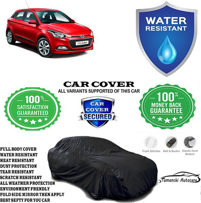 Tamanchi Autocare Car Cover For Hyundai Elite i20 Asta Option CVT Petrol(Black)