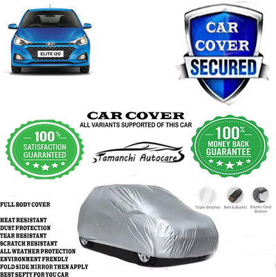 Tamanchi Autocare Car Cover For Hyundai Elite i20 Sportz 1.2(Silver)