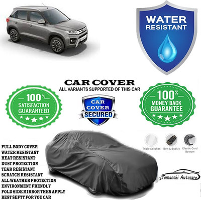 Tamanchi Autocare Car Cover For Maruti Suzuki Vitara Brezza ZXI Plus AT Petrol(Grey)