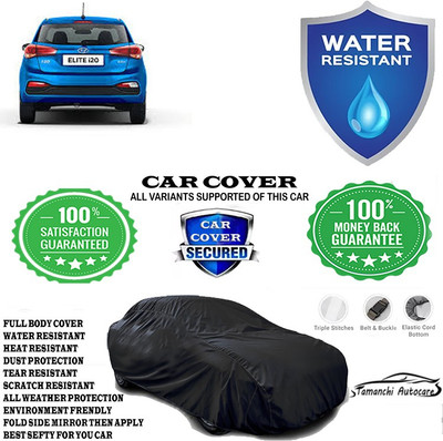 Tamanchi Autocare Car Cover For Hyundai Elite i20 Era 1.2(Black)