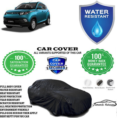 Tamanchi Autocare Car Cover For Mahindra KUV100 mFALCON D75 K4(Black)