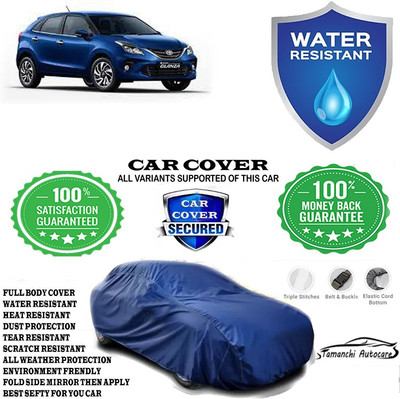 Tamanchi Autocare Car Cover For Toyota Glanza G Petrol(Blue)