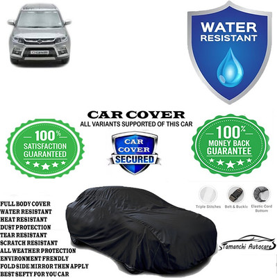 Tamanchi Autocare Car Cover For Maruti Suzuki Vitara Brezza ZDi Plus Diesel(Black)