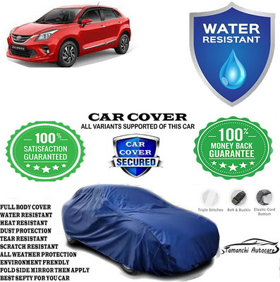 Tamanchi Autocare Car Cover For Toyota Glanza G Smart Hybrid Petrol(Blue)