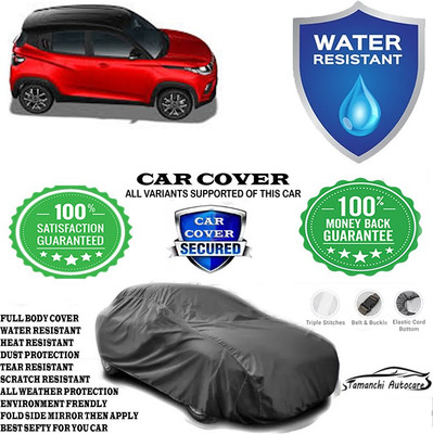 Tamanchi Autocare Car Cover For Mahindra KUV100 NXT D75 K6 Plus 5Str(Grey)