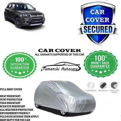 Tamanchi Autocare Car Cover For Maruti Suzuki Vitara Brezza ZDi Plus Dual Tone Diesel(Silver)