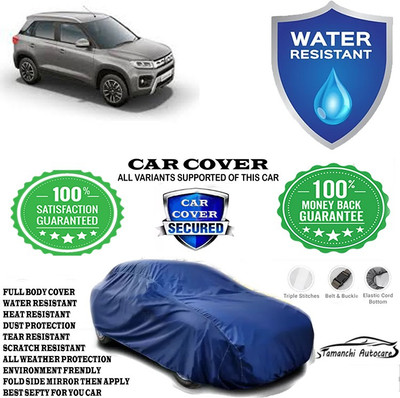 Tamanchi Autocare Car Cover For Maruti Suzuki Vitara Brezza ZXI Plus AT Petrol(Blue)