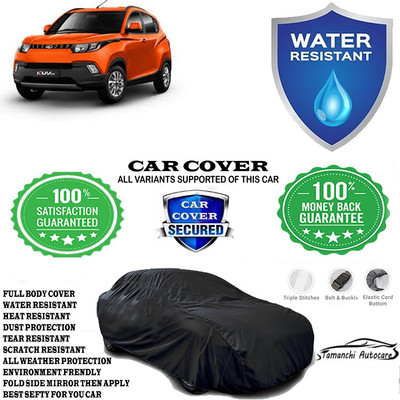 Tamanchi Autocare Car Cover For Mahindra KUV100 mFALCON G80 K8(Black)