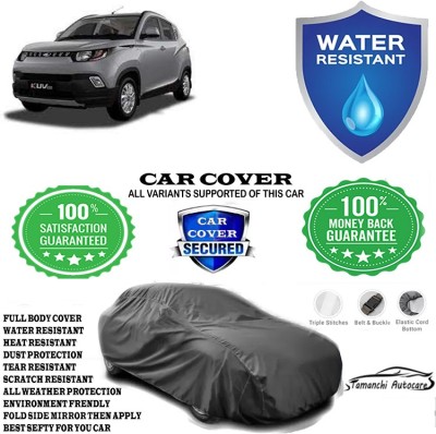 Tamanchi Autocare Car Cover For Mahindra KUV100 mFALCON D75 K2(Grey)